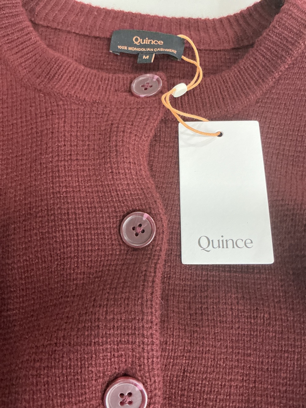 Mongolian Cashmere Structured Cardigan - Picture 3 of 3